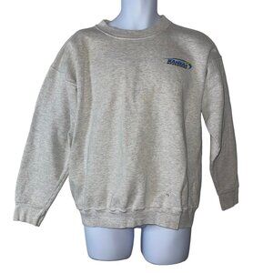 Rare Vintage ISC Kansas Speedway Sweeatshirt Mens L Made USA Well Worn Gray